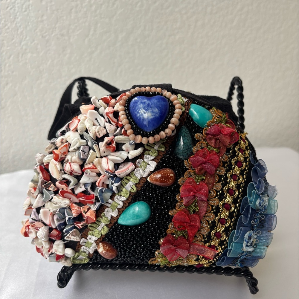 🌟 One-of-a-kind Bohemian Beaded & Embellished Handbag 🌟